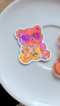 summer bear sticker