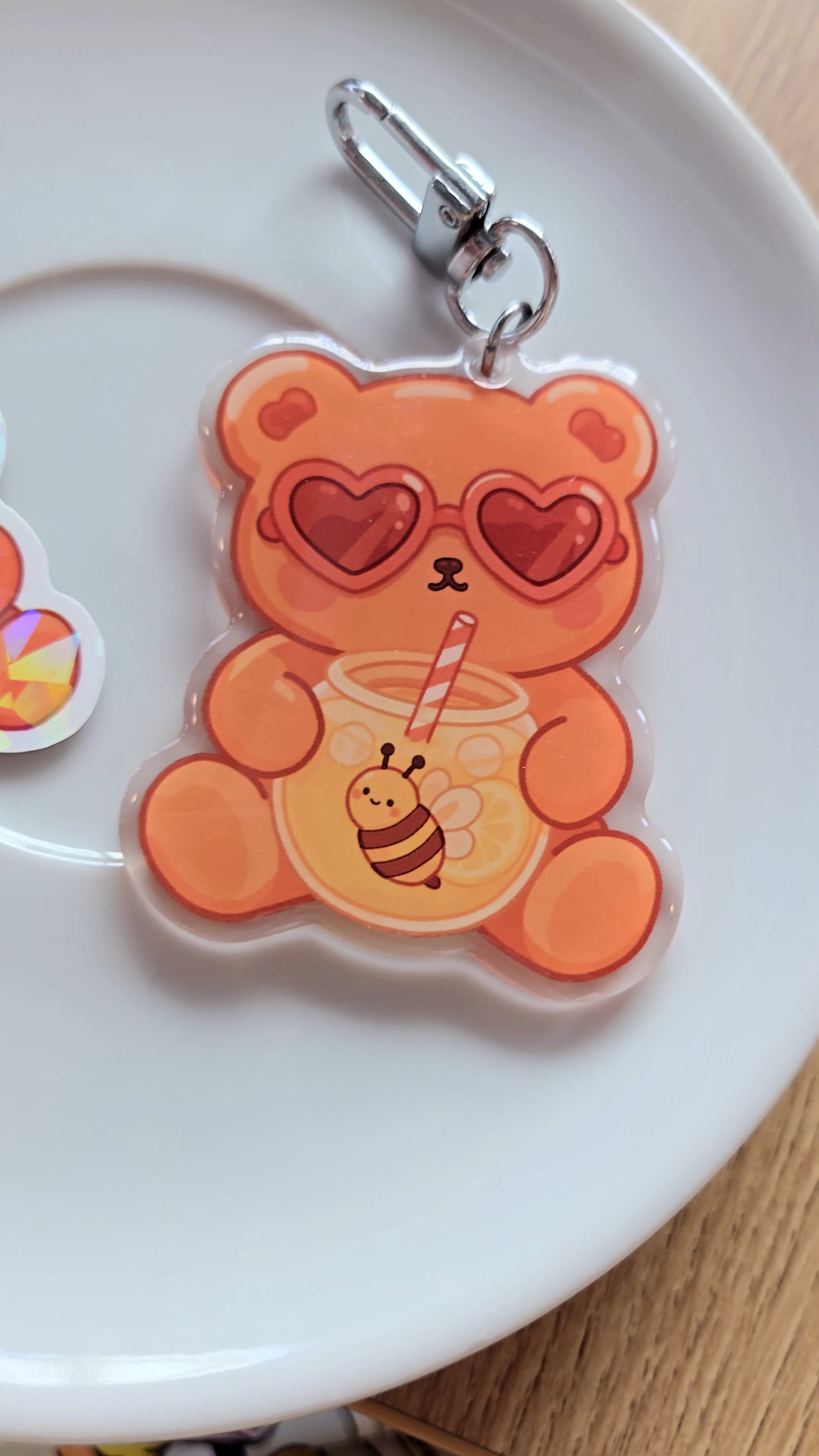 summer bear keychant
