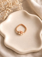 blush daisy ring