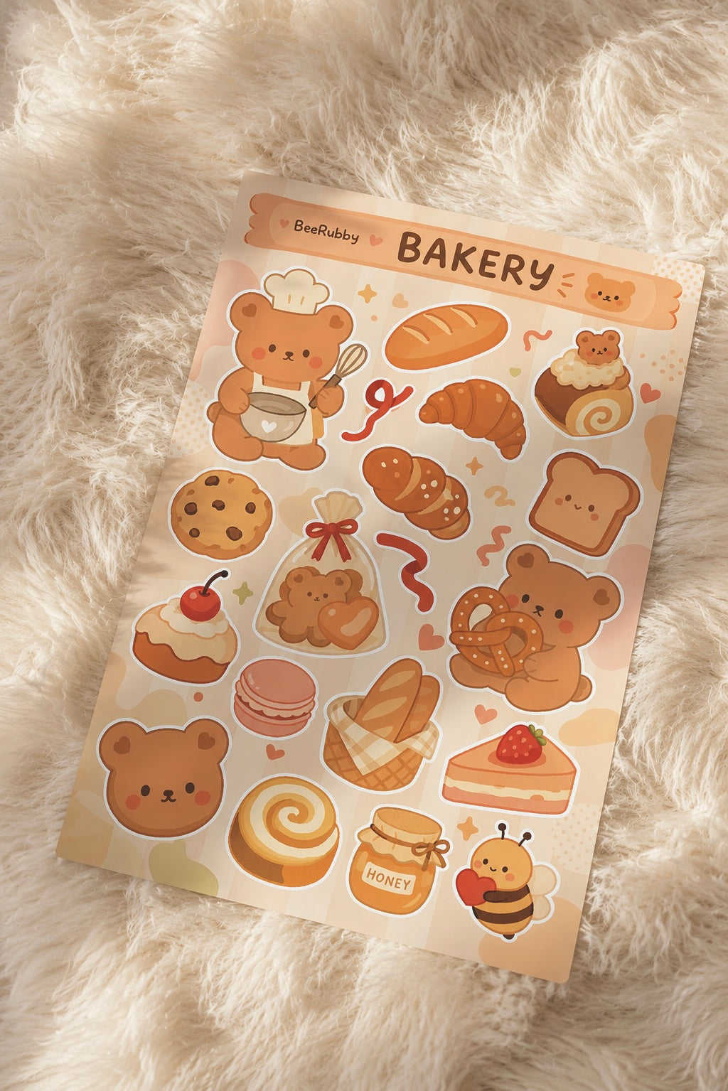 bakery sticker sheet