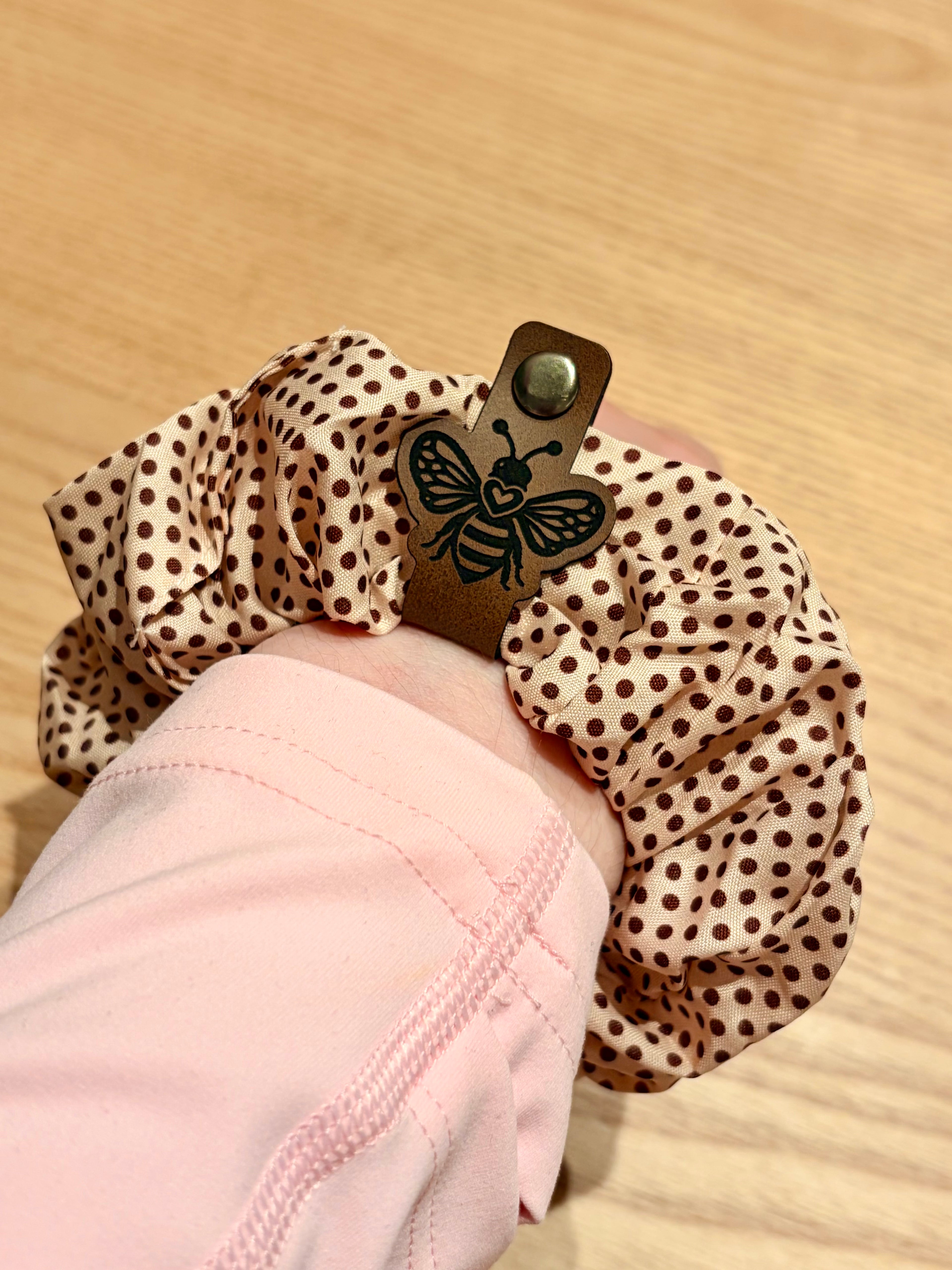 little dots scrunchie