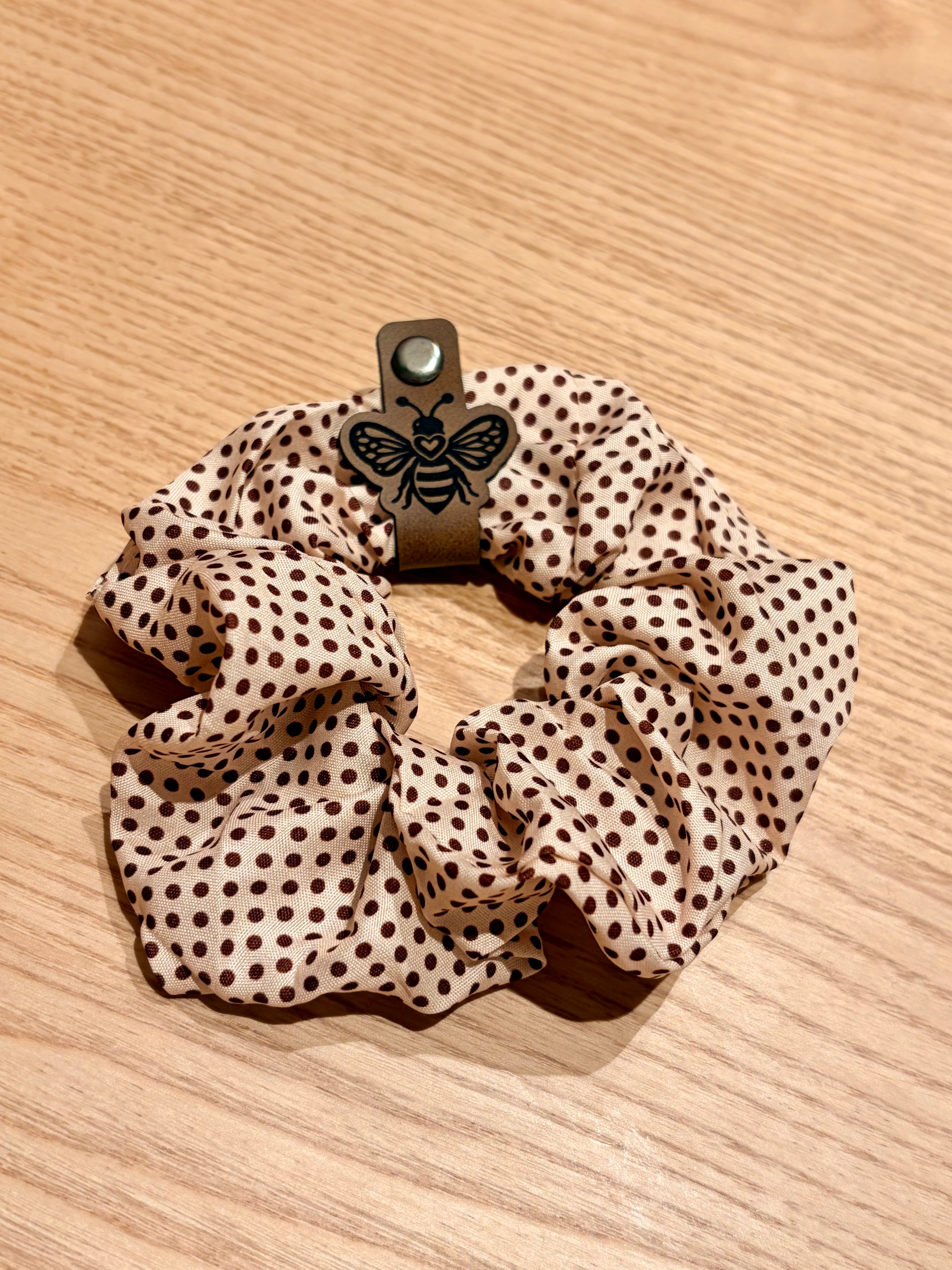 little dots scrunchie
