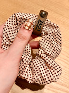 little dots scrunchie
