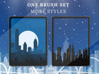 CITYSCAPES PROCREATE BRUSHES