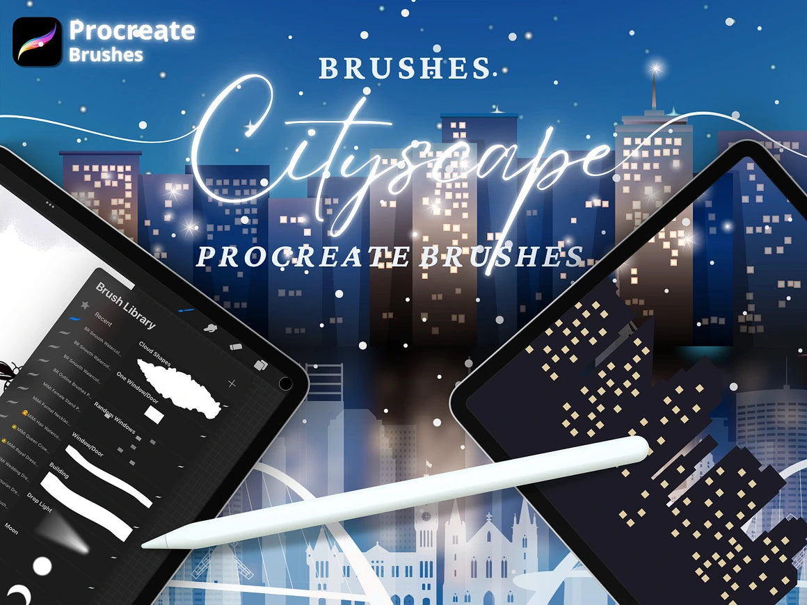 CITYSCAPES PROCREATE BRUSHES